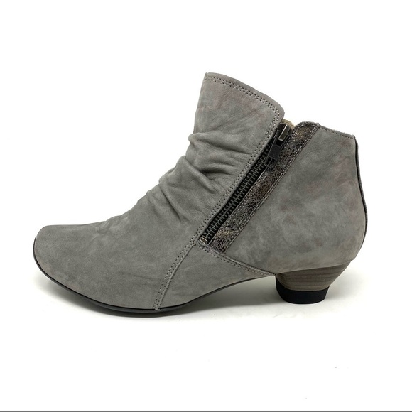 Think! 81268-C17 calf nubuk/effect quartz/kombi ankle boots - Picture 1 of 10